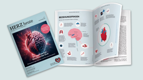 Collage der herz heute ausgabe
